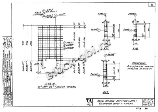 Стеновая плита тоннелей ПСТ 2-1