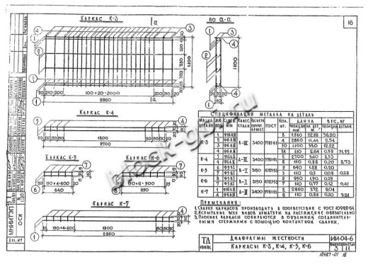 Диафрагма жесткости В-30-38п