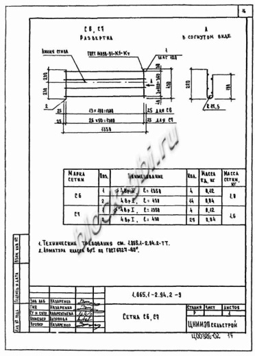 Плита 1ПВ 6-4 Плита 1ПВ 6-4