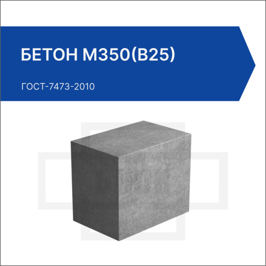 Бетон M350(B25)