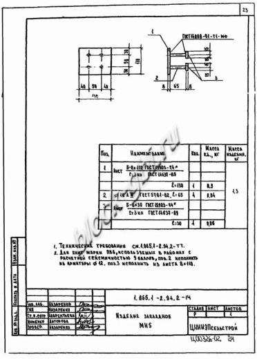 Плита 1ПВ 6-4 Плита 1ПВ 6-4