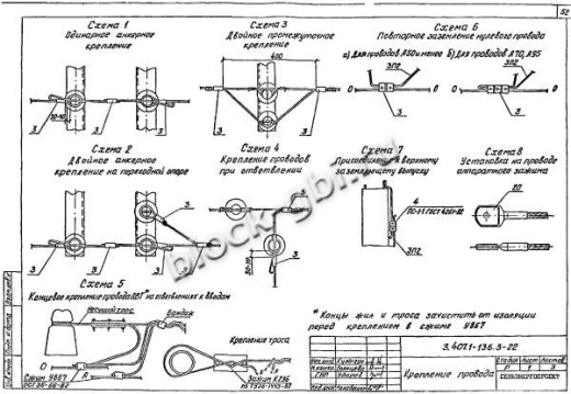 Переходная промежуточная опора ПП5