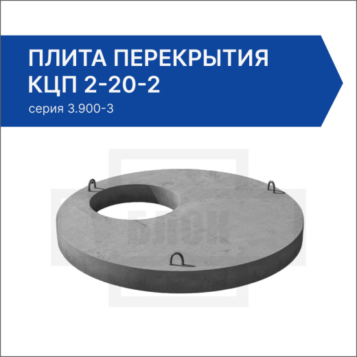 Плита перекрытия КЦП 2-20-2 Плита перекрытия КЦП 2-20-2