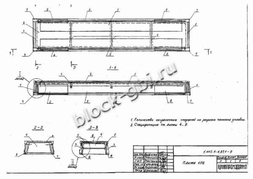 Плита 1П 6-5 Плита 1П 6-5