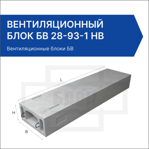 Вентиляционный блок БВ 28-93-1 НВ