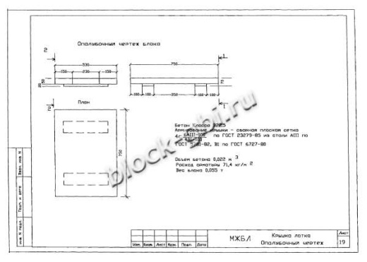 Лоток междупутный БЛ-04 Лоток междупутный БЛ-04