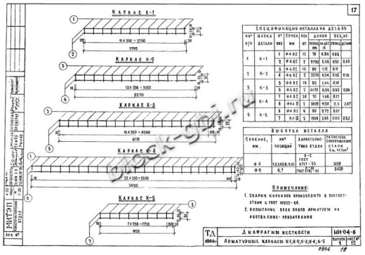 Диафрагма жесткости ВЦ-57-20