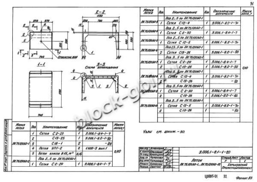Лоток ЛК 75.120.60-6
