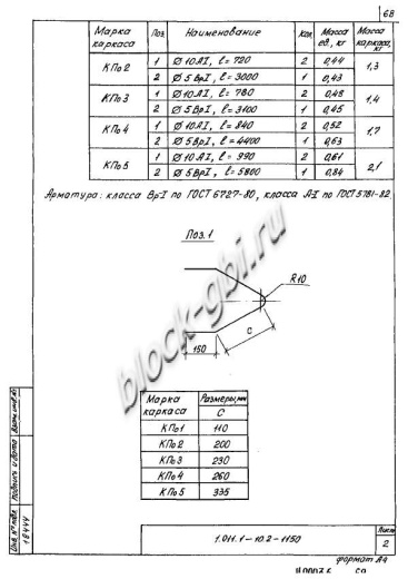 Свая СНк 150.30 Свая СНк 150.30